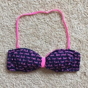 Bandeau Bikini Top With Removable Straps
